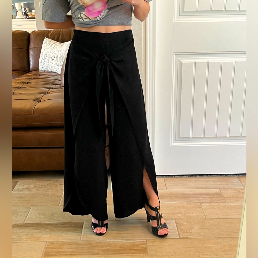 Bobbi Black Los Angeles open slit pants size XS
